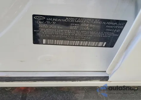 2020 Hyundai Sonata Limited z USA, uszkodzony, nr VIN 5NPEH4J26LH019486